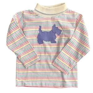 Cute vintage 90s striped turtleneck